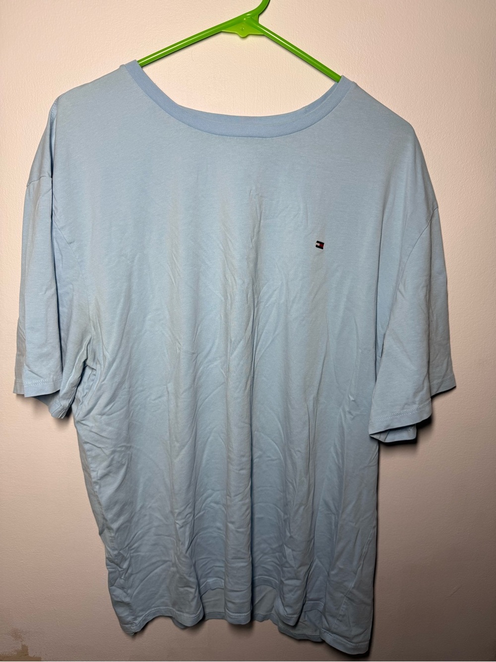 Tommy Hilfiger Pale Blue Short Sleeve Crew Tee
